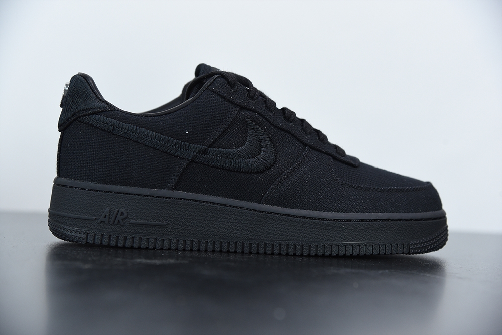 Nike Air Force 1 Low Stussy Black(With Video)