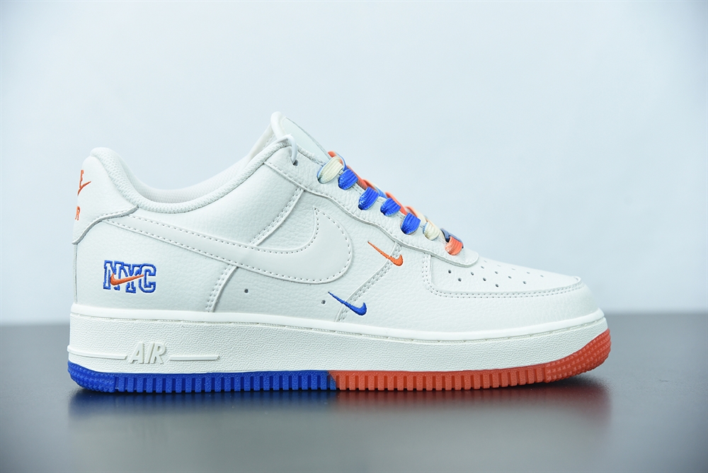 Nike Air Force 1 07 Low Essential White Blue Red