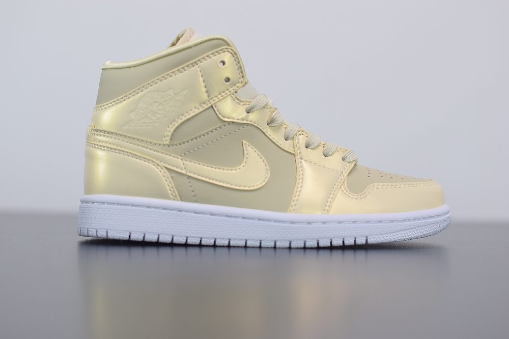 Jordan 1 Mid Goose Feather Yellow (W)(With Video)