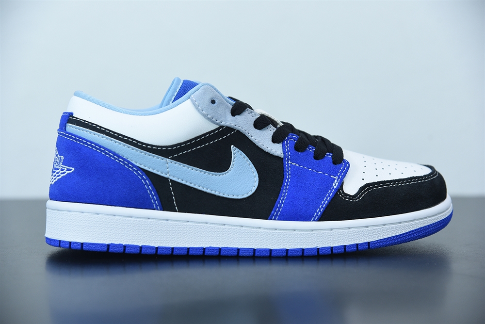 Jordan 1 Low Black Blue White