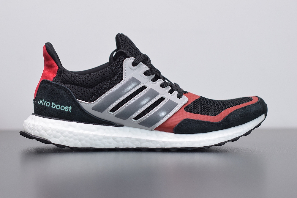 Adidas Ultra Boost S&L Black Grey Power Red(With Video)