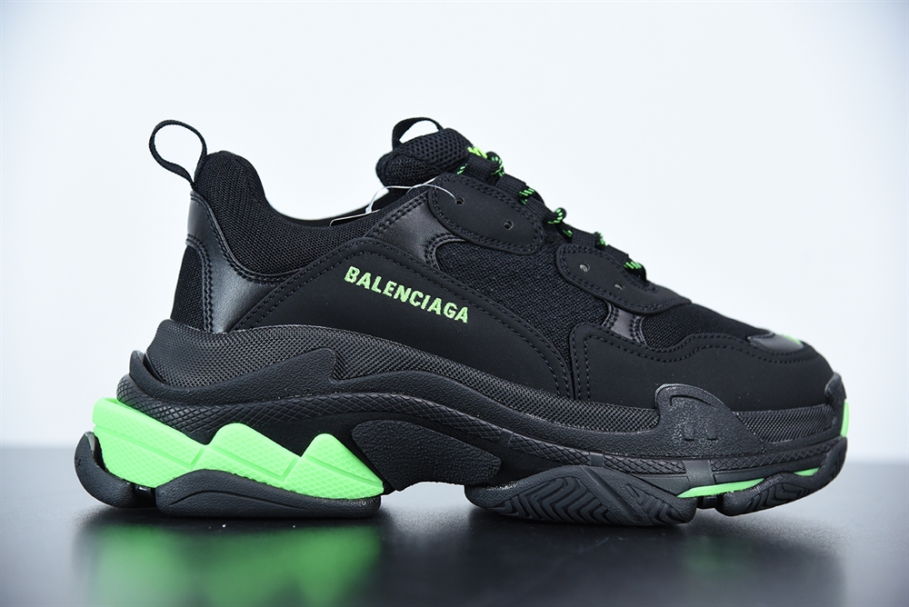 Balenciaga Triple S Sneaker Black and Green(With Video)