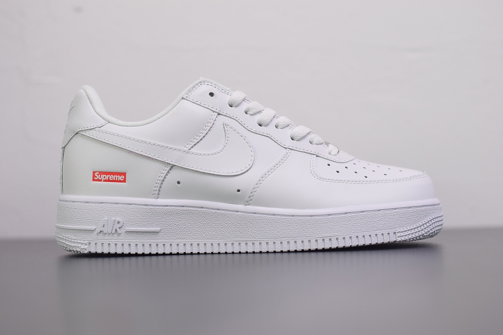 Nike Air Force 1 Low Supreme White(With Video)