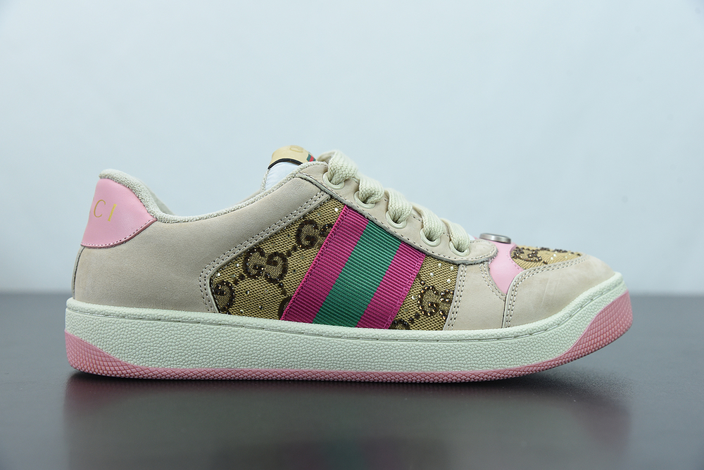 Gucci Distressed Screener Sneakers