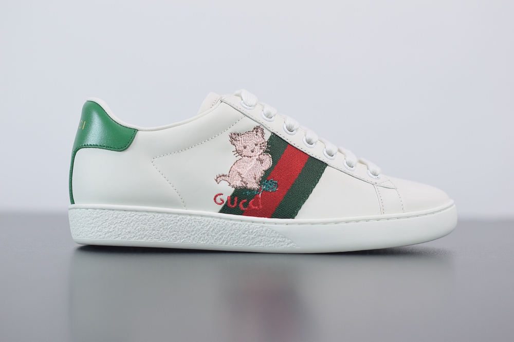 Gucci Ace Embroidered Low-Top Sneaker