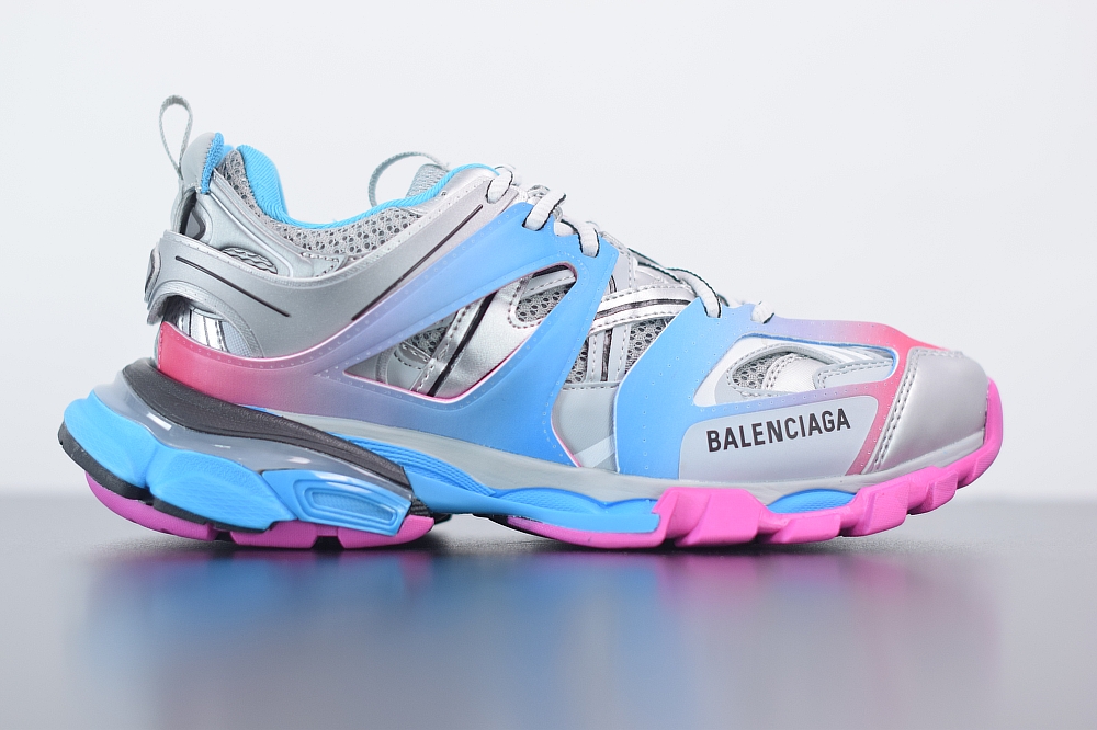 Balenciaga Track Open Sneaker Purple Pink Blue(With Video)