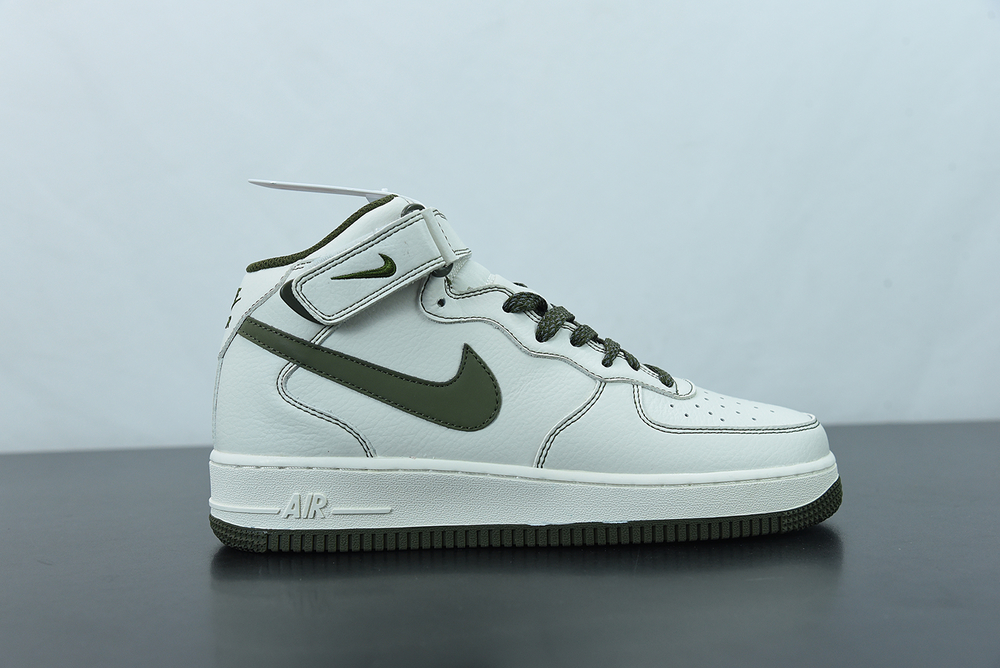 Nike Air Force 1 07 Mid SU19 Beige White Army