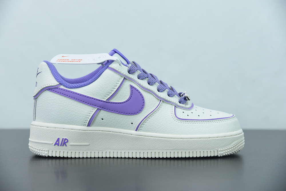 Nike Air Force 1  07 SU19 Beige Purple