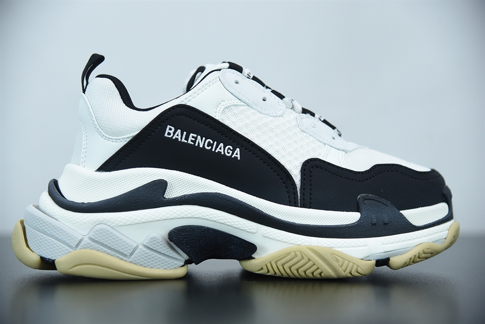 Balenciaga Triple S New White/Black/Grey(With Video)