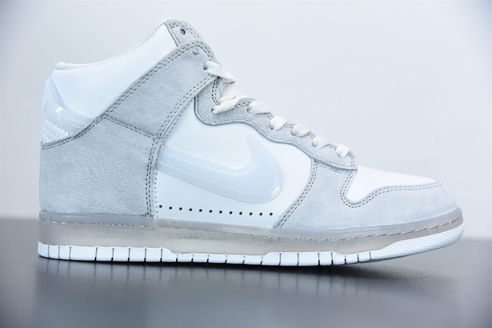 Nike Dunk High Slam Jam White Pure Platinum(With Video)