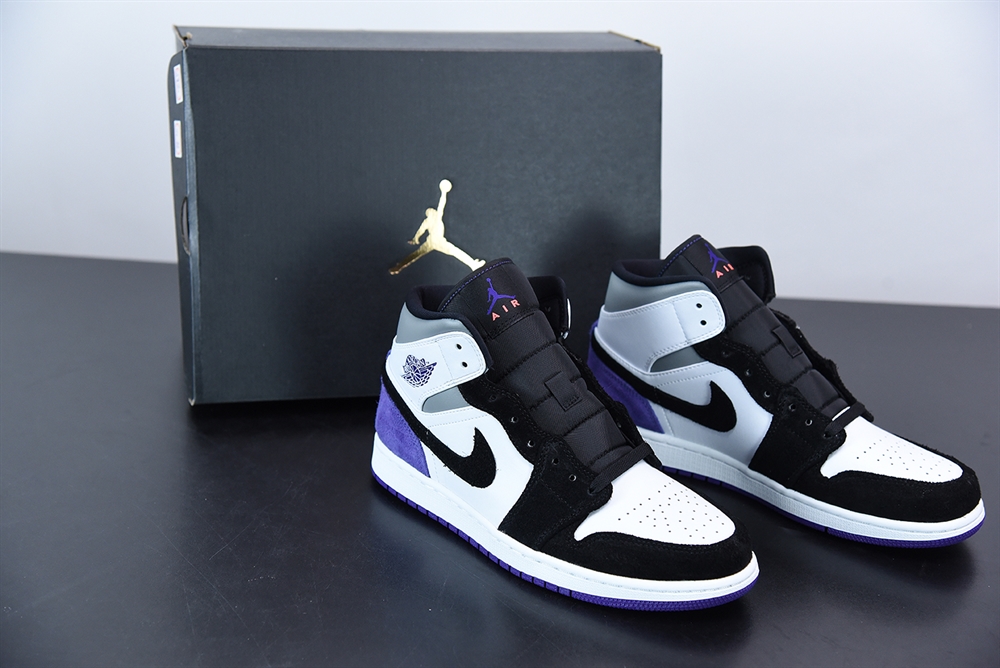 Jordan 1 Mid SE Purple(With Video)