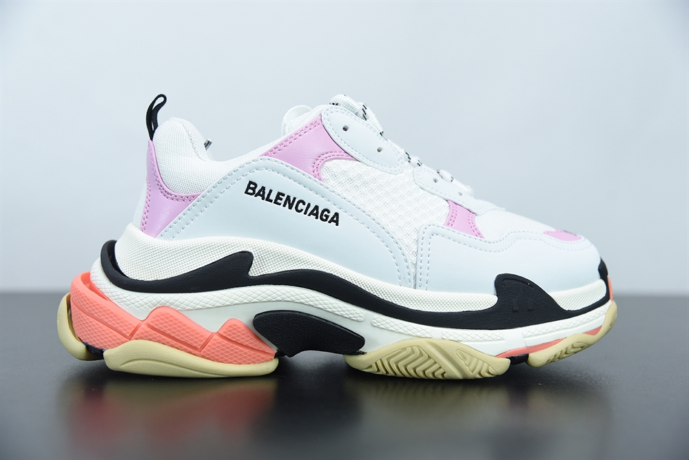 Balenciaga Triple S White/Pink/Black(With Video)