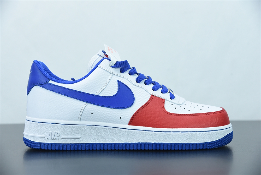 Nike Air Force 1 07 Low Blue University Red White