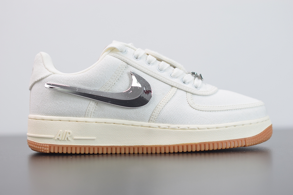 Nike Air Force 1 Low Travis Scott Sail(With Video)