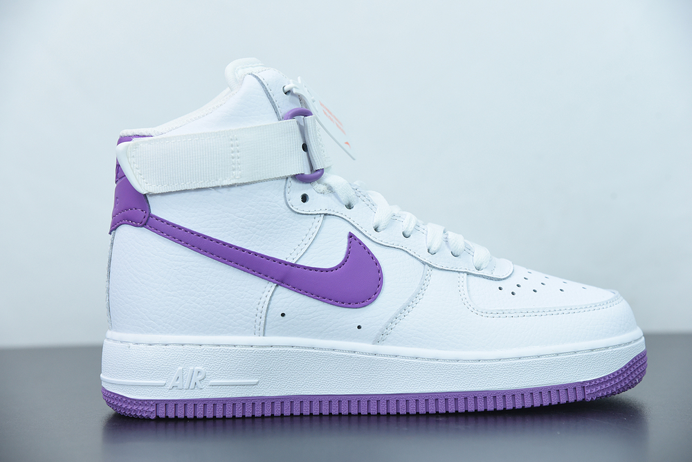 Wmns Air Force 1 High White Dark Orchid