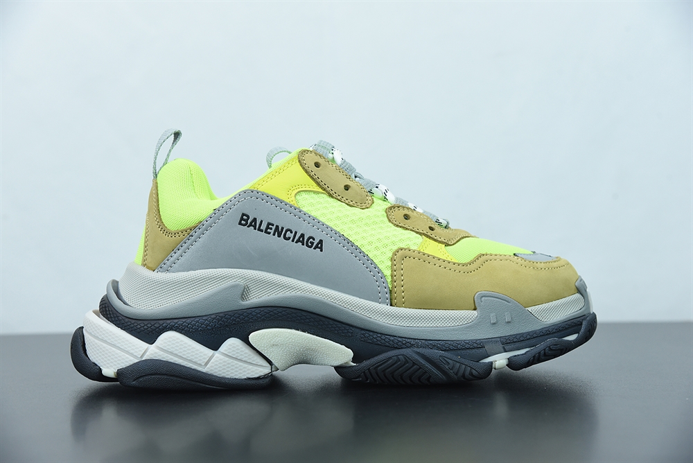 Balenciaga Triple S Fluorescent Green/DK.Grey