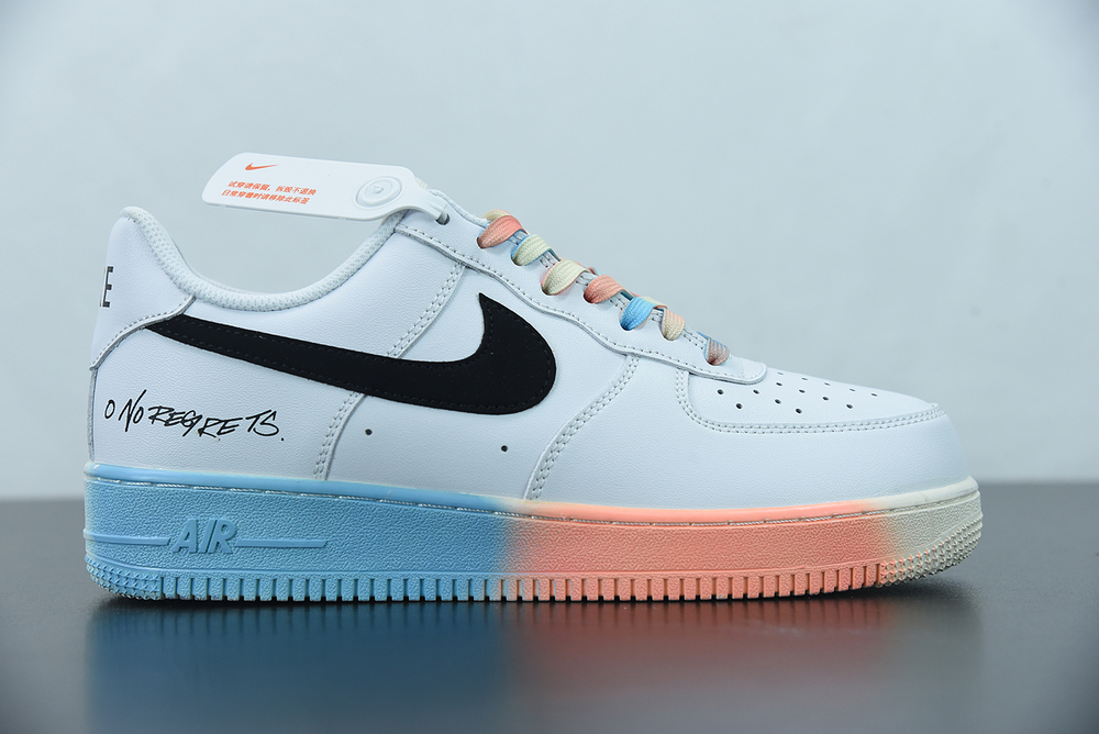 Nike Air Force 1 07 Low White Pink Blue Black