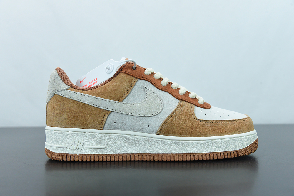 Nike Air Force 1 07 Low ESS Wheat Orange White 