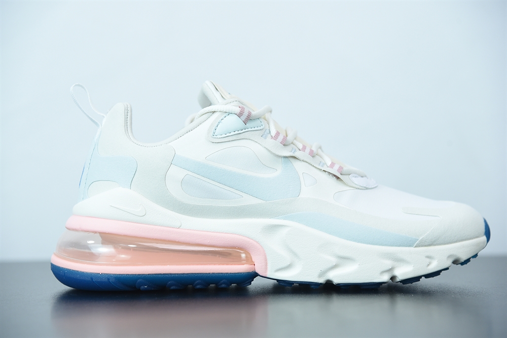 New Nike Air Max 270 React Bauhaus Blue Pink